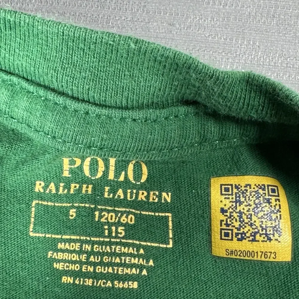 Ralph Lauren Polo Bear T-shirt School Bus First Day Backpack Kids Size 5